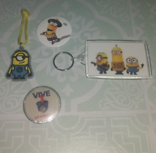 Minion keyrings badges for sale  JARROW