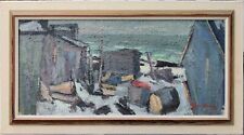 Carl Berndtsson (1902-1983): VILA DOS PESCADORES, pintura a óleo original comprar usado  Enviando para Brazil