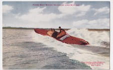 Usado, LAKE MICHIGAN POWER BOAT SPEED RECORD POR BAUSH & LOMB ZEISS TESSAR câmera comprar usado  Enviando para Brazil