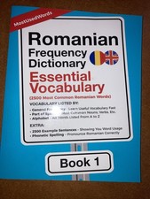 Romanian frequency dictionary for sale  Maryville