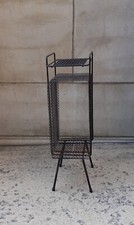 MCM Richard Galef Rack de Revista de Metal Perfurado, Suporte para Plantas/Mesa Final comprar usado  Enviando para Brazil
