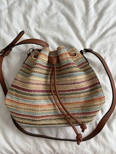 Accessorize raffia handbag for sale  ILKLEY