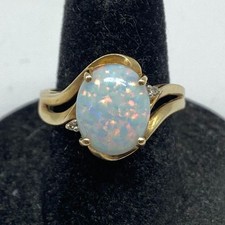 10k opal diamond for sale  Los Angeles