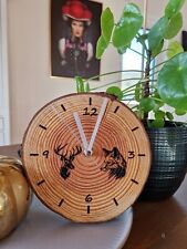 Wanduhr holz baumscheibe gebraucht kaufen  Lahr