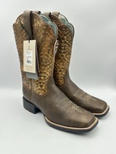 Bota caubói Ariat redonda biqueira larga quadrada marrom nua cobre cobertor relevo 8B comprar usado Bota caubói Ariat redonda biqueira larga quadrada marrom nua cobre cobertor relevo 8B comprar usado  Enviando para Brazil