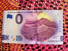 BILLET EURO SOUVENIR 2025-10 LE PUY DE DÔME ET LA CHAINE DES PUYS  comprar usado  Enviando para Brazil