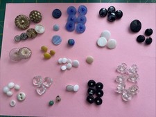 Vintage glass buttons for sale  SOUTHEND-ON-SEA