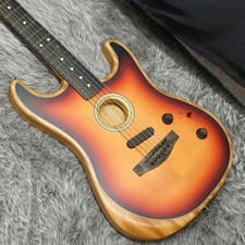 Fender American Acoustasonic Strat Eb Sunburst 3 cores comprar usado  Enviando para Brazil