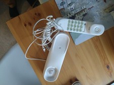 Telephone white cord for sale  COLYTON