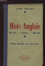 Mots anglais. groupés d'occasion  France
