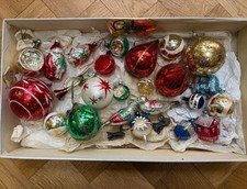 Vintage christmas baubles for sale  NORTHAMPTON