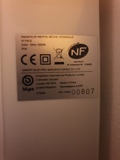 Radiateur électrique blyss d'occasion  Cuiseaux