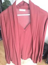 Chemise chemisier bordeaux d'occasion  Créteil