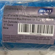 Fita de impressora de cera premium resina aprimorada 1" núcleo saída de tinta PW110450-1 (BEUYI) comprar usado Fita de impressora de cera premium resina aprimorada 1" núcleo saída de tinta PW110450-1 (BEUYI) comprar usado  Enviando para Brazil