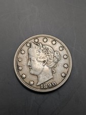 1890 liberty nickel for sale  BARNARD CASTLE