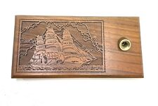 Suporte de caneta vintage para barco corte a laser madeira nogueira Lasercraft, usado comprar usado  Enviando para Brazil