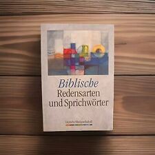 Biblische redensarten sprichw� gebraucht kaufen  Bochum