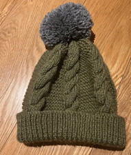 Ladies green bobble for sale  BEDFORD