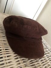 leather baker boy hats for sale  EVESHAM