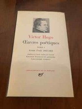 Pléiade hugo œuvres d'occasion  France
