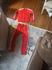 Adidas tracksuit red for sale  Harlan