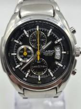 Relógio masculino Casio Edifice EF-512D aço inoxidável 43 mm, usado comprar usado  Enviando para Brazil
