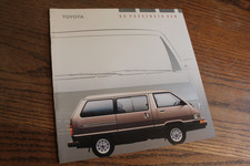 1989 Toyota Passenger Van enorme folheto de vendas, colorido, muito detalhado comprar usado  Enviando para Brazil