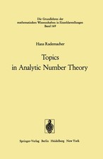 Topics in Analytic Number Theory (Grundlehren der mathematischen  comprar usado  Enviando para Brazil