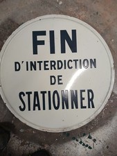 Panneau signalisation émaill� d'occasion  Attigny