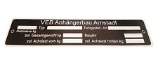 Anhänger schild multicar gebraucht kaufen  Stepenitztal
