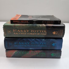 Lot of 4 Harry Potter Hardcover Softcover Books US Edition 1st Printing comprar usado  Enviando para Brazil