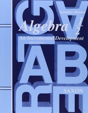 Saxon algebra incremental for sale  Interlochen