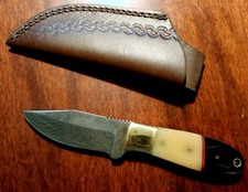 Damast jagdmesser messing gebraucht kaufen  Kiel