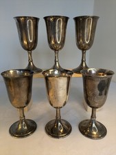 Six silver vintage for sale  CHICHESTER