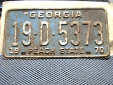 Georgia license plate for sale  Fayetteville