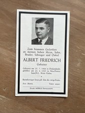 Sterbebild brandenburg 1945 gebraucht kaufen  Deutschland