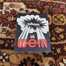 Vintage 1971 wem for sale  ILKESTON