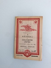 Arsenal colchester united for sale  WARRINGTON