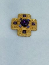 Superbe broche croix d'occasion  Aire-sur-l'Adour