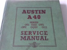 Austin a40 workshop for sale  SUDBURY