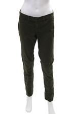 Calça Fresh Brand Feminina Cintura Média Perna Magra West Point Verde Algodão Tamanho 28 comprar usado  Enviando para Brazil