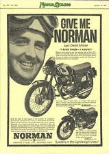 1961 advert norman for sale  SIDCUP