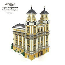 DEPT 56 SOM DE MÚSICA - IGREJA DE CASAMENTO 9,5" Illuminate Alpine Village 56211 na caixa comprar usado  Enviando para Brazil