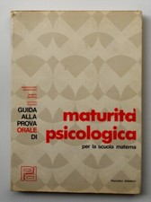 Maturita psicologica cod.l2345 usato  Trivignano Udinese