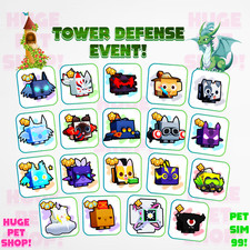 Usado, 🛡️Tower Defense 🛡️Evento! - SIMULADOR DE ANIMAIS DE ESTIMAÇÃO 99 X - PS99 - Entrega barata e rápida! comprar usado  Enviando para Brazil