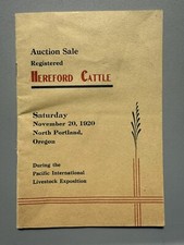 1920 hereford cattle for sale  Butler