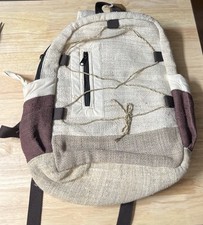 Bolsa de algodão cânhamo feita à mão pacote ecológico ecológico natural feita no Nepal NOVA comprar usado  Enviando para Brazil