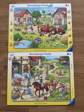 Kinderpuzzle 2er set gebraucht kaufen  Markt Schwaben