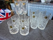 Selection crystal glasses for sale  MELTON MOWBRAY