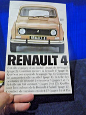 Renault brochure catalogue d'occasion  Lodève